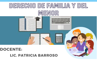 DERECHO DE FAMILIA Y DEL MENOR