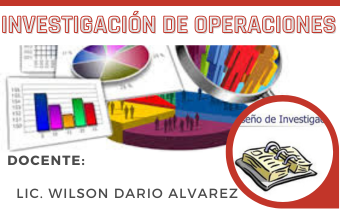 INVESTIGACIÓN DE OPERACIONES 